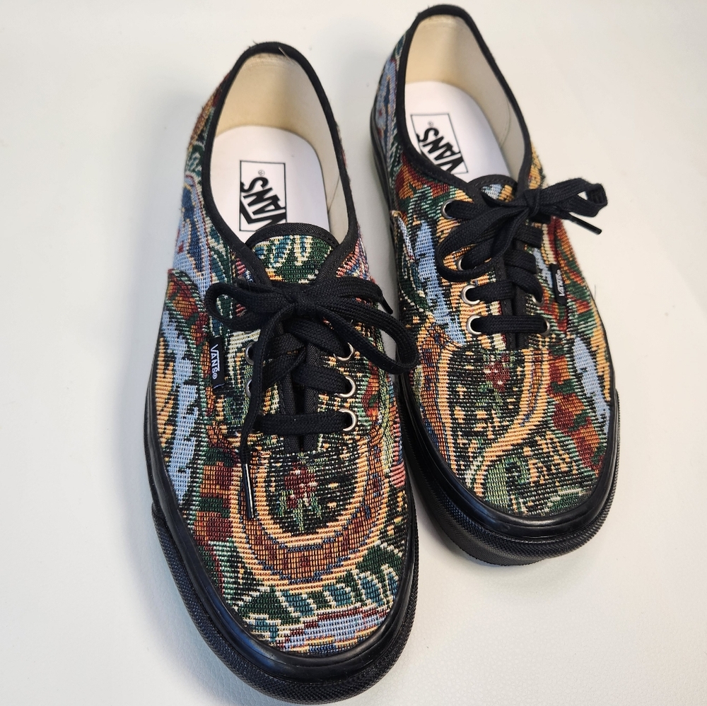 Vans Tapestry Ultra Rare Like New 10.5 Og Authentic 44 Dx Mens